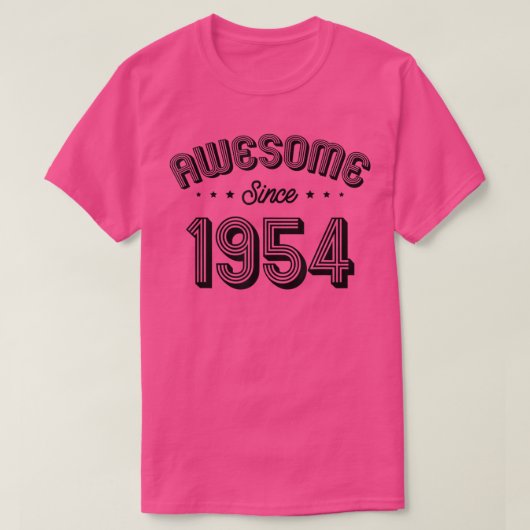 T-shirt Magnifique depuis 1954 Mois de naissance Année Ann (Design devant)