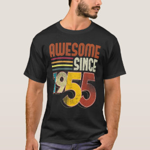 T-shirt Magnifique depuis 1955 68e anniversaire Retro Vint