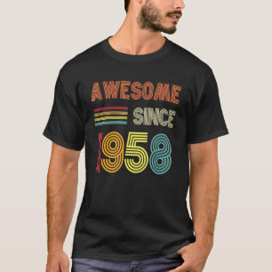 T-shirt Magnifique depuis 1958 64e anniversaire Retro