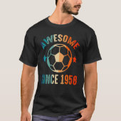 T-shirt Magnifique Depuis 1958 Escadron Anniversaire Fier (Devant)
