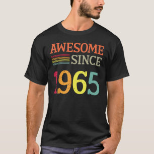 T-shirt Magnifique depuis 1965 58e anniversaire Retro Vint
