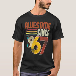 T-shirt Magnifique depuis 1967 56e anniversaire Retro Vint