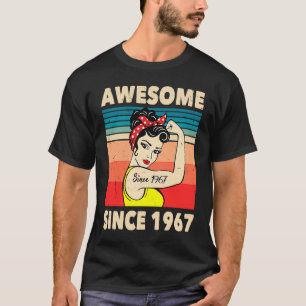 T-shirt Magnifique depuis 1967 Année 56e anniversaire Déco