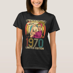 T-shirt Magnifique depuis 1970 Limited Edition cadeaux d'a