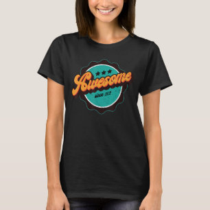 T-shirt Magnifique depuis 1972 Anniversaire rétro Vintage
