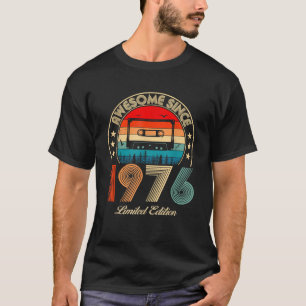 T-shirt Magnifique Depuis 1976 Classique Anniversaire 1976