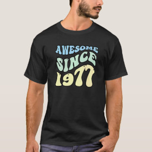 T-shirt Magnifique depuis 1977 Vintage Anniversaire Rétro
