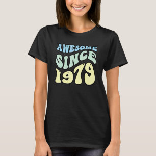 T-shirt Magnifique depuis 1979 Vintage Anniversaire Rétro