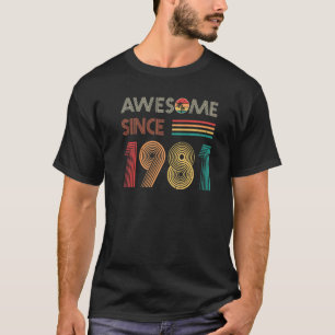 T-shirt Magnifique depuis 1981 41e anniversaire Vintage 41