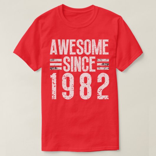 T-shirt Magnifique Depuis 1982 17 (Design devant)