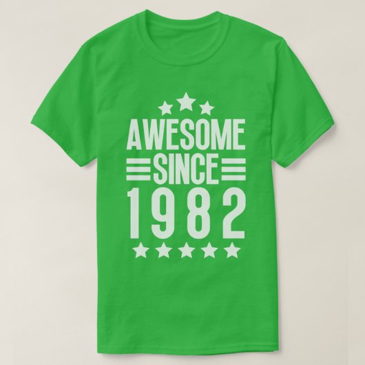 T-shirt Magnifique Depuis 1982 4 (Design devant)