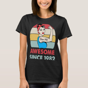 T-shirt Magnifique Depuis 1982 41 Ans 41ème Anniversaire