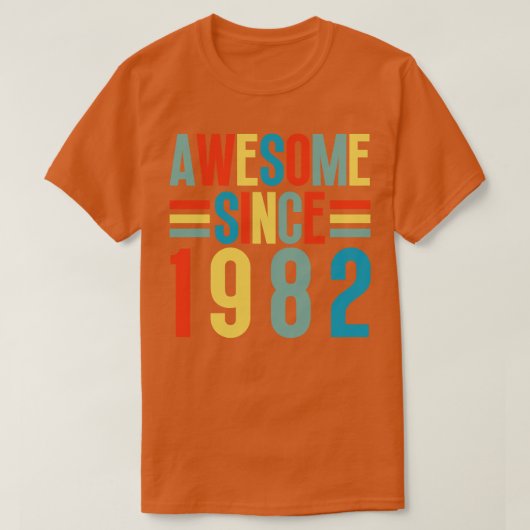 T-shirt Magnifique Depuis 1982 5 (Design devant)