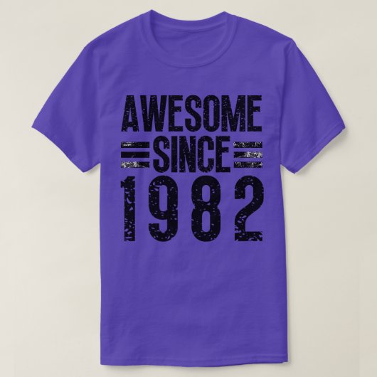 T-shirt Magnifique Depuis 1982 8 (Design devant)