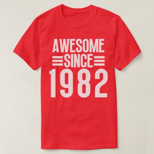 T-shirt Magnifique Depuis 1982 9 (Design devant)