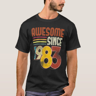 T-shirt Magnifique depuis 1983 40e anniversaire Retro Vint