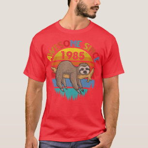 T-shirt Magnifique Depuis 1985 Anniversaire 37 Ans Bir