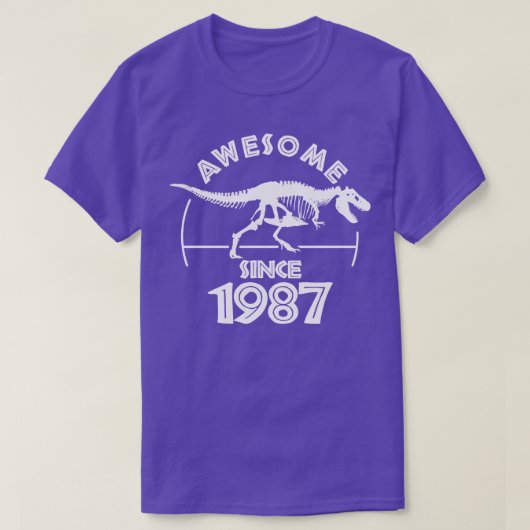 T-shirt Magnifique Depuis 1987 1 (Design devant)