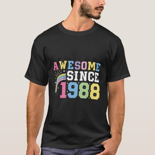 T-shirt Magnifique Depuis 1988 35E (Devant)