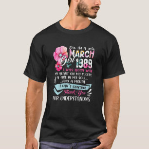 T-shirt Magnifique Depuis 1989 33e anniversaire Je suis un