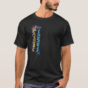 T-shirt Magnifique depuis 1991 Graffiti Motif