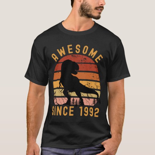 T-shirt Magnifique Depuis 1992 Dinosaur (Devant)
