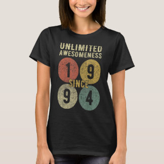 T-shirt Magnifique depuis 1994 29e anniversaire Homme et f