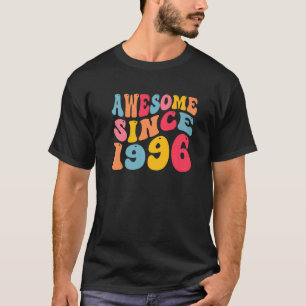 T-shirt Magnifique Depuis 1996 26 Ans Retro Vintage 26ème