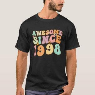 T-shirt Magnifique Depuis 1998 24 Ans 24ème Anniversaire