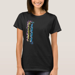 T-shirt Magnifique depuis 1999 Graffiti Motif