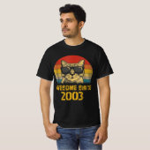 T-shirt Magnifique depuis 2003 Anniversaire Amoureux des c (Devant entier)