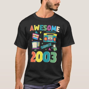 T-shirt Magnifique depuis 2003 Vintage 2003 19e anniversai