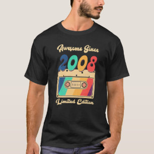 T-shirt Magnifique depuis 2008 Cassette Vintage 15e annive