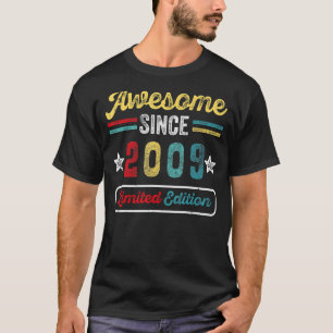 T-shirt Magnifique Depuis 2009 14 Ans 14ème Anniversaire 2