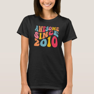 T-shirt Magnifique Depuis 2010 12 Ans Retro Vintage 12ème