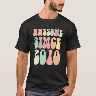 T-shirt Magnifique Depuis 2010 Anniversaire 12 Anniversair