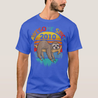 T-shirt Magnifique depuis 2010 Anniversaire 12 ans Bir