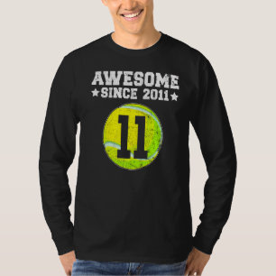T-shirt Magnifique Depuis 2011 Tennis 11e Anniversaire 11