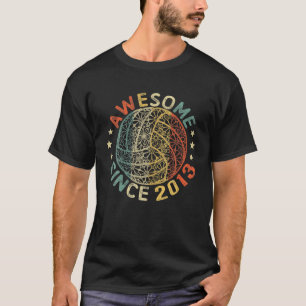 T-shirt Magnifique Depuis 2013 Anniversaire 9 Anniversaire