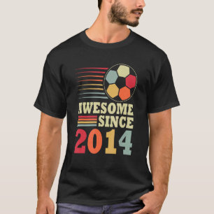 T-shirt Magnifique depuis 2014 8e anniversaire 8 ans Socce
