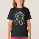 T-shirt Magnifique depuis 2015 Rainbow 7th Birthday Gift<br><div class="desc">Un design d'anniversaire léopard arc-en-ciel mignon qui dit Awesome Depuis 2015,  Un joli cadeau 7ème anniversaire pour filles et garçons votre fille,  petite-fille,  soeur,  frère,  nièce,  cousin,  âge de 7 ans qui est né en 2015.</div>