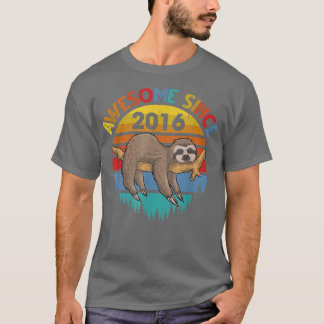 T-shirt Magnifique depuis 2016 Anniversaire 6 Anniversaire