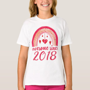 T-shirt Magnifique depuis 2018 mignon Rainbow 4th Birthday