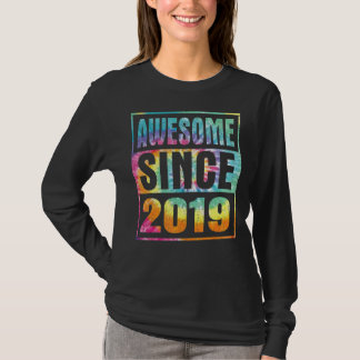 T-shirt Magnifique Depuis 2019 3 Ans 3ème anniversaire Cra