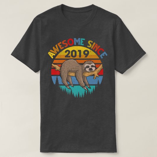 T-shirt Magnifique depuis 2019 Anniversaire 3 Anniversaire (Design devant)