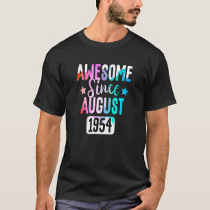 T-shirt Magnifique depuis août 1954 68e anniversaire