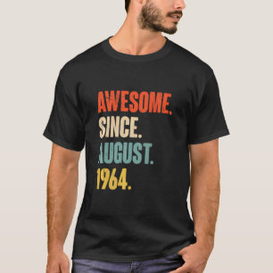 T-shirt Magnifique depuis août 1964 58 ans 58e anniversair