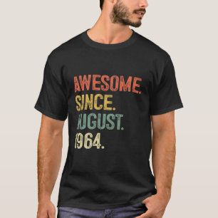 T-shirt Magnifique Depuis Août 1964 59E Pour