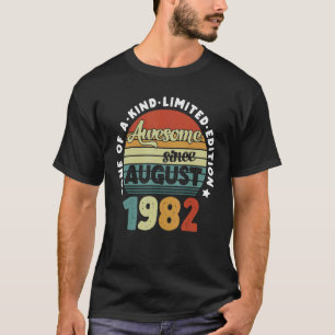 T-shirt Magnifique depuis août 1982 40 ans 40e anniversair