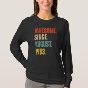 T-shirt Magnifique depuis août 1983 39 ans 39e anniversair